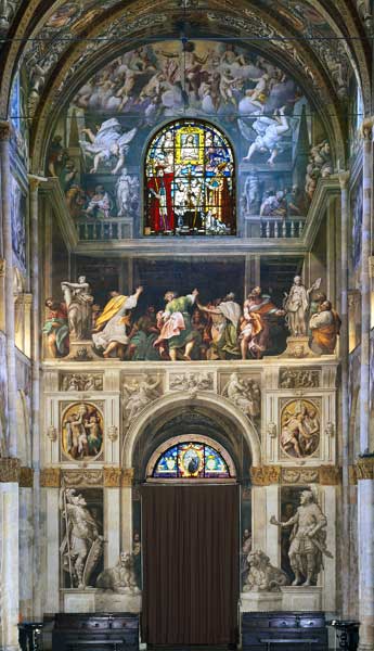 foto '.  <p><em>Il pennello e la luce. Controfacciata della Cattedrale.<br />
</em></p>
<p>Autore: Luciano Galloni</p>
 .'